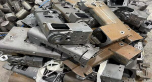 Cast-iron machine frame