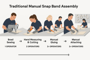 Traditional bead/profile tape processing