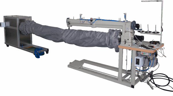 Long Arm Two-Needle Cylinder Bed Compound Feed Lockstitch Sewing Machine - Image 2