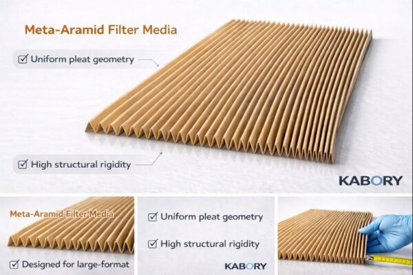 meta-aramid filter media